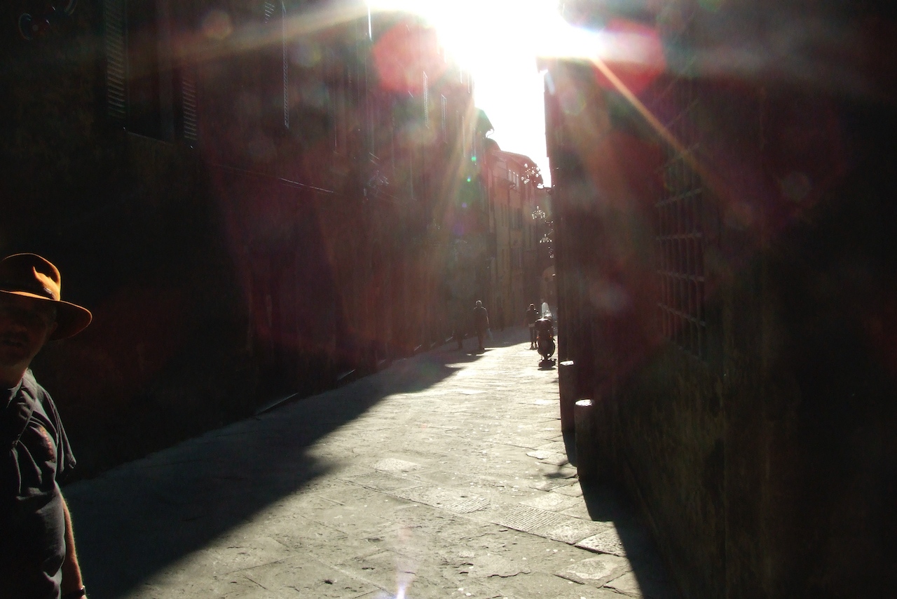 Late afternoon sun in Siena. Late afternoon sun in Siena.